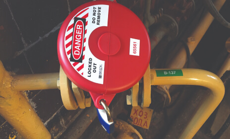 Lockout tagout security system